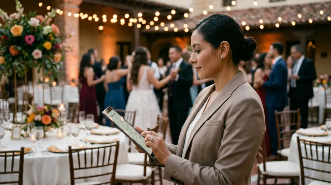 Wedding planner en acción con Fiestados